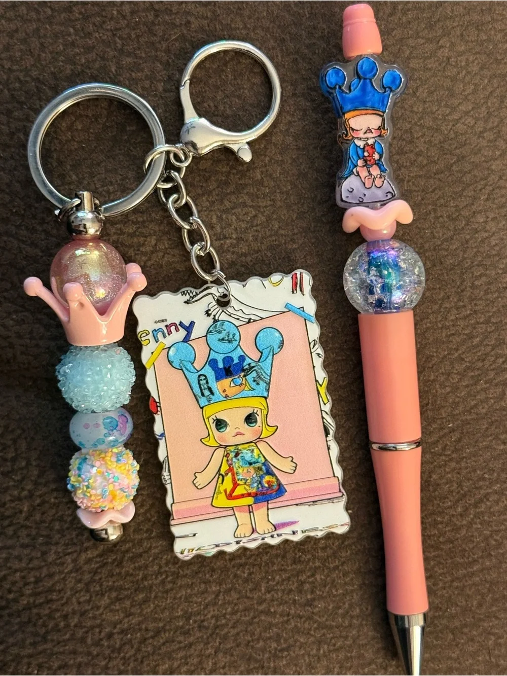 Molly pen keychain set